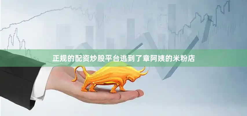 正规的配资炒股平台逃到了章阿姨的米粉店