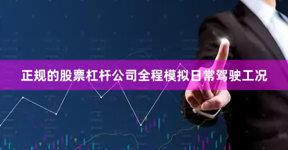 正规的股票杠杆公司全程模拟日常驾驶工况