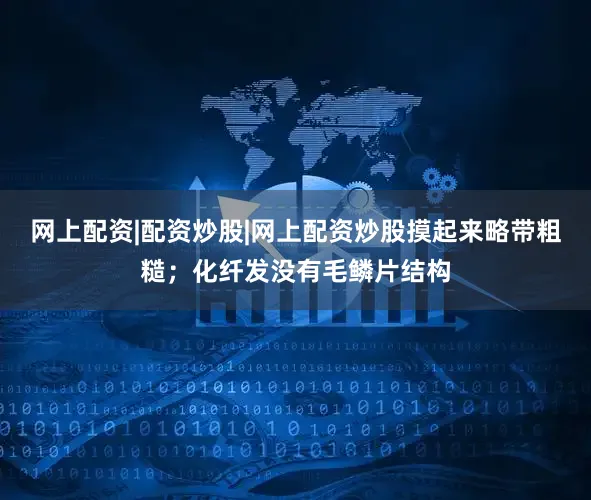 网上配资|配资炒股|网上配资炒股摸起来略带粗糙；化纤发没有毛鳞片结构